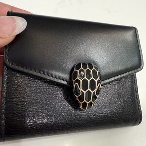 Bvlgari Serpenti Forever Trifold Wallet